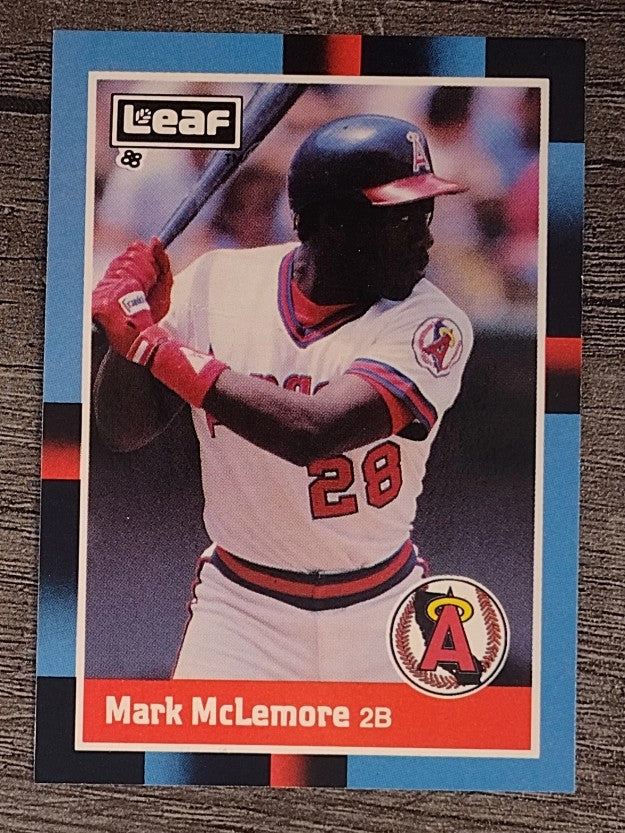 1988 Leaf/Donruss #159 Mark McLemore