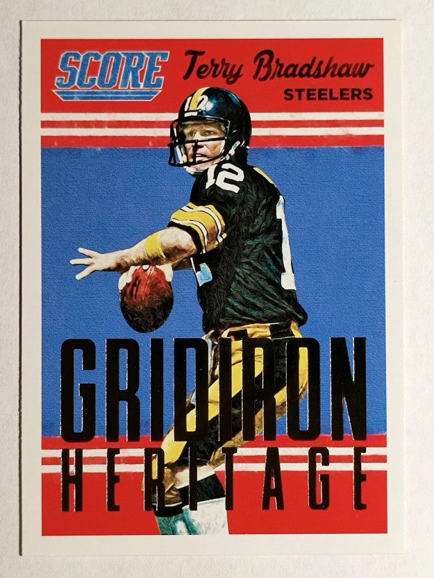 2015 Score Gridiron Heritage #24 Terry Bradshaw