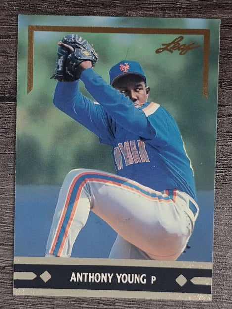 1991 Leaf Gold Rookies #BC23 Anthony Young