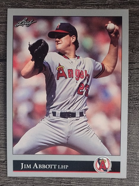 1992 Leaf #1 Jim Abbott