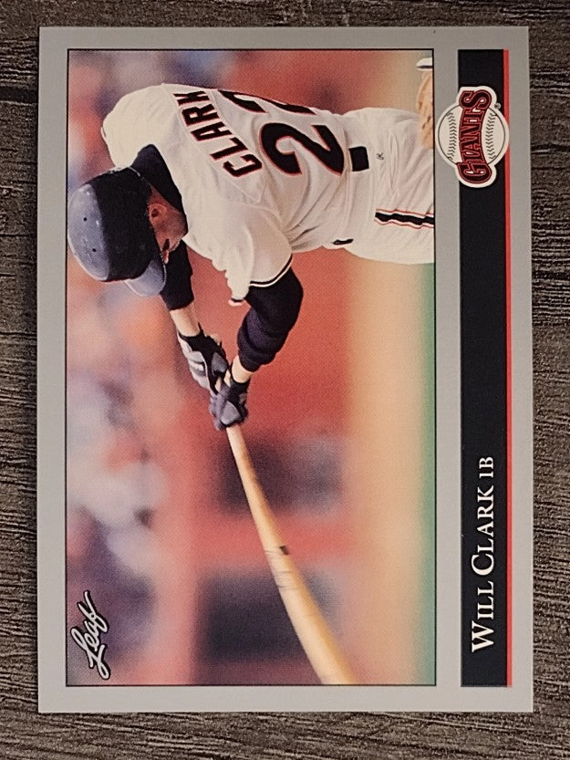1992 Leaf #241 Will Clark