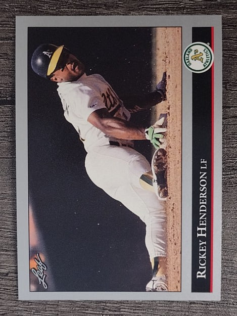 1992 Leaf #116 Rickey Henderson