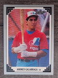 1991 Leaf #110 Andres Galarraga