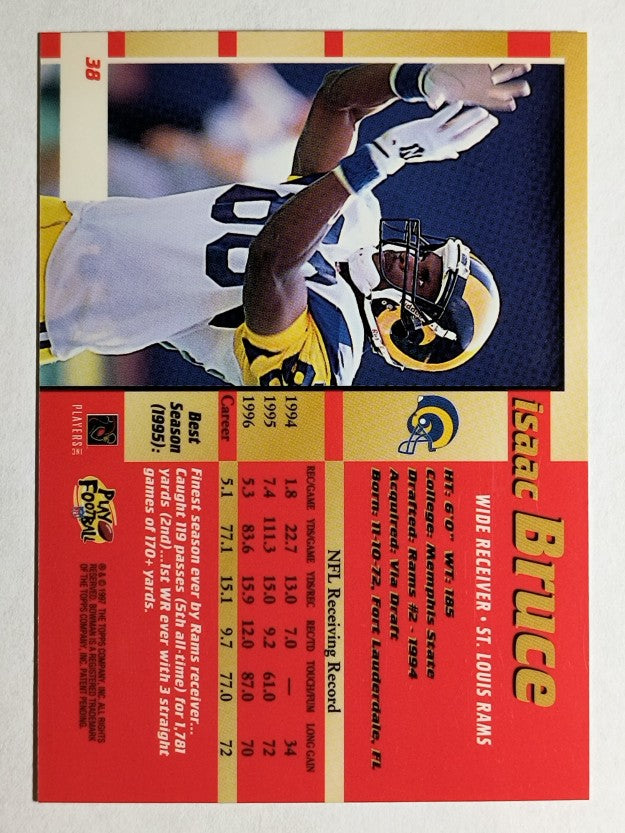 1997 Bowman's Best #38 Isaac Bruce