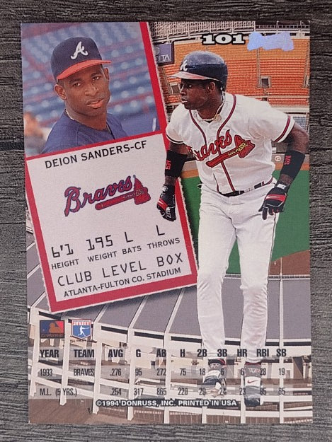 1994 Leaf #101 Deion Sanders