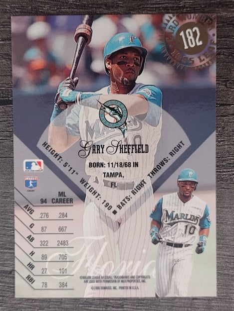 1995 Leaf #182 Gary Sheffield