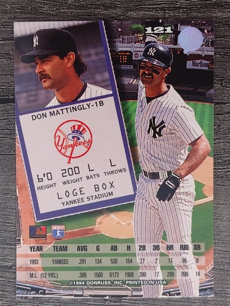 1994 Leaf #121 Don Mattingly
