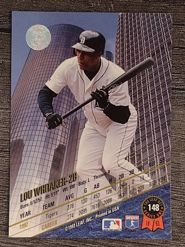 1993 Leaf #148 Lou Whitaker