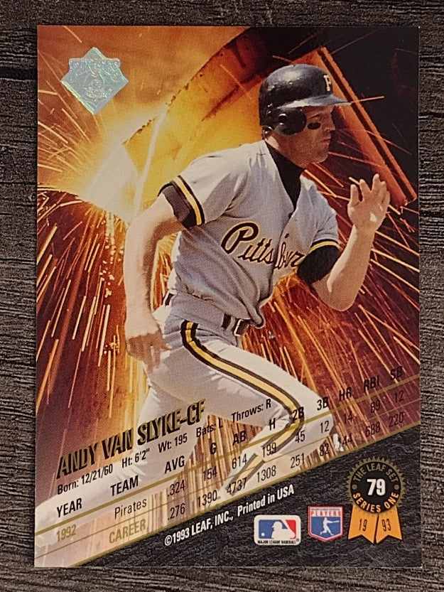 1993 Leaf #79 Andy Van Slyke