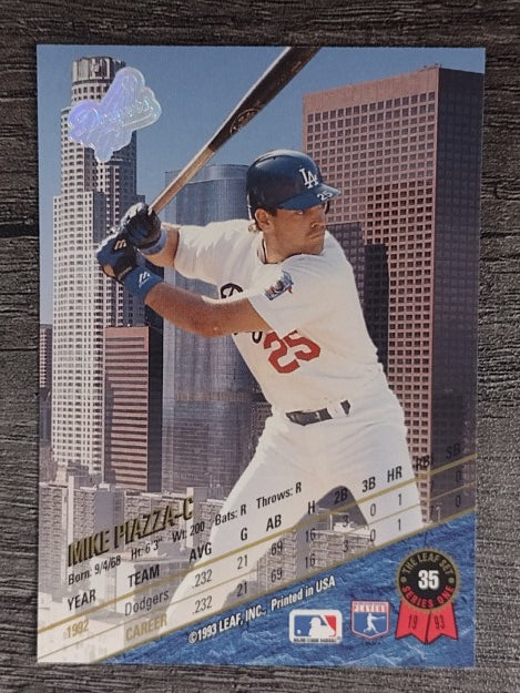 1993 Leaf #35 Mike Piazza