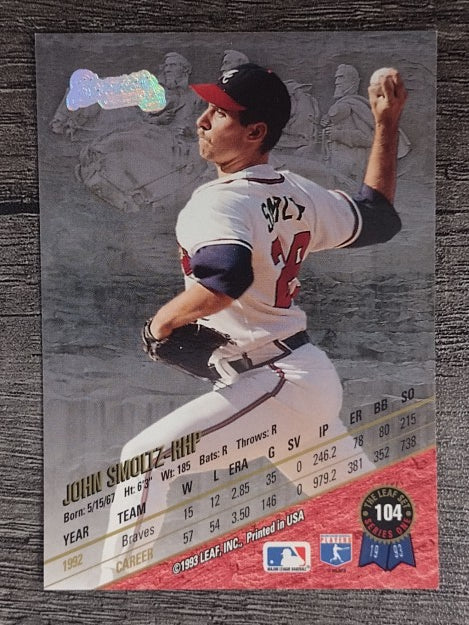 1993 Leaf #104 John Smoltz