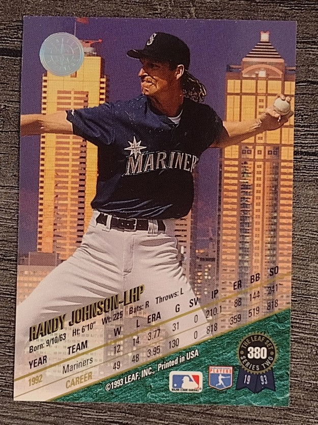 1993 Leaf #380 Randy Johnson