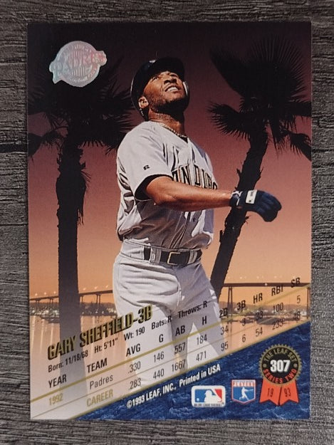 1993 Leaf #307 Gary Sheffield