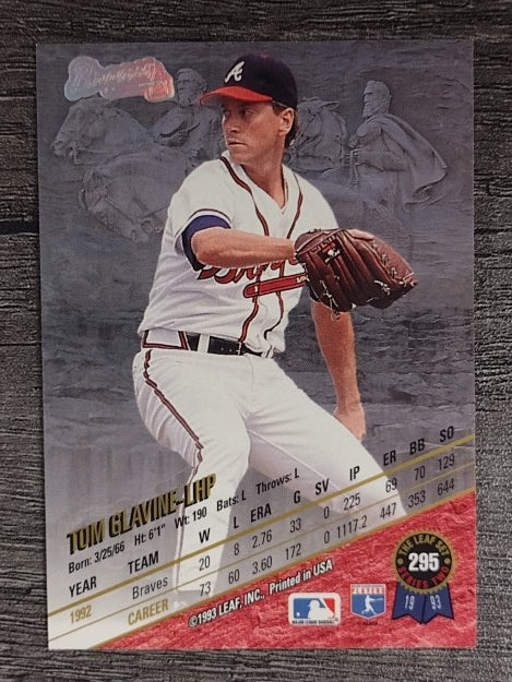 1993 Leaf #295 Tom Glavine