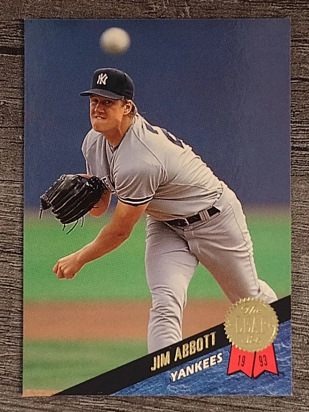 1993 Leaf #253 Jim Abbott