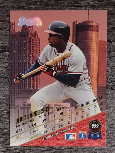 1993 Leaf #222 Deion Sanders