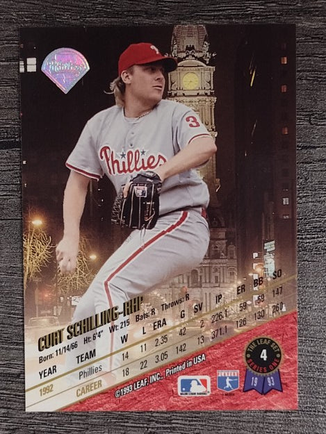 1993 Leaf #4 Curt Schilling