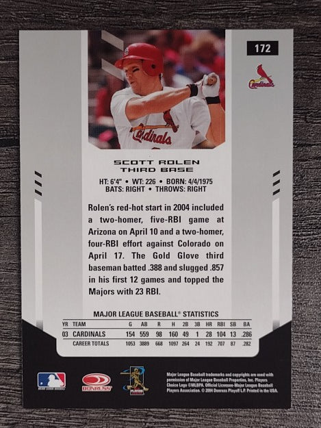 2004 Leaf Certified Materials #172 Scott Rolen
