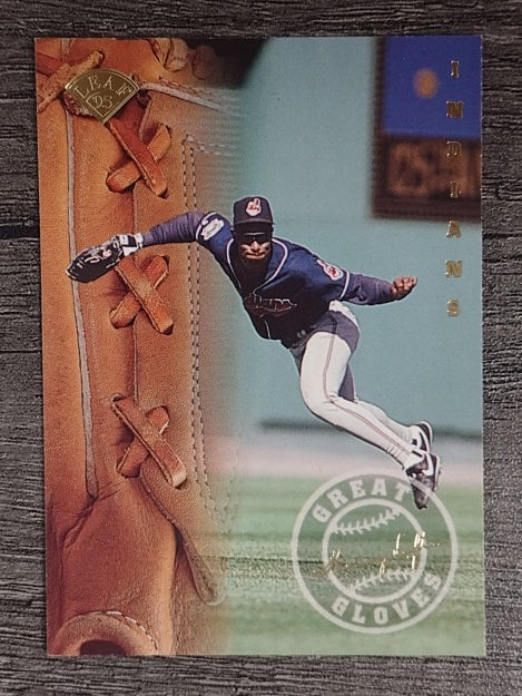 1995 Leaf Great Gloves #8 Kenny Lofton