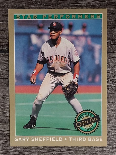 1993 O-Pee-Chee Premier Star Performers #6 Gary Sheffield