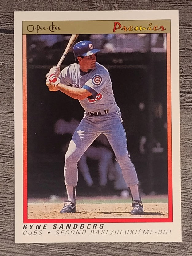 1991 O-Pee-Chee Premier #103 Ryne Sandberg