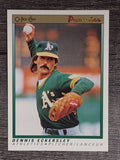 1991 O-Pee-Chee Premier #38 Dennis Eckersley