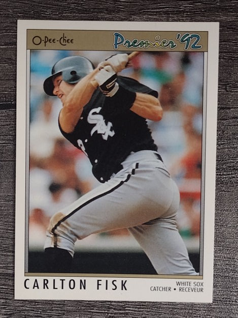 1992 O-Pee-Chee Premier #86 Carlton Fisk