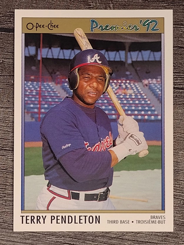 1992 O-Pee-Chee Premier #195 Terry Pendleton
