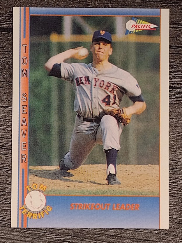 1992 Pacific Seaver #17 Tom Seaver/Strikeout Leader