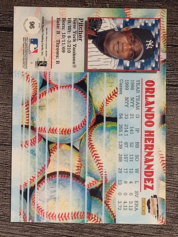 2000 Revolution #96 Orlando Hernandez