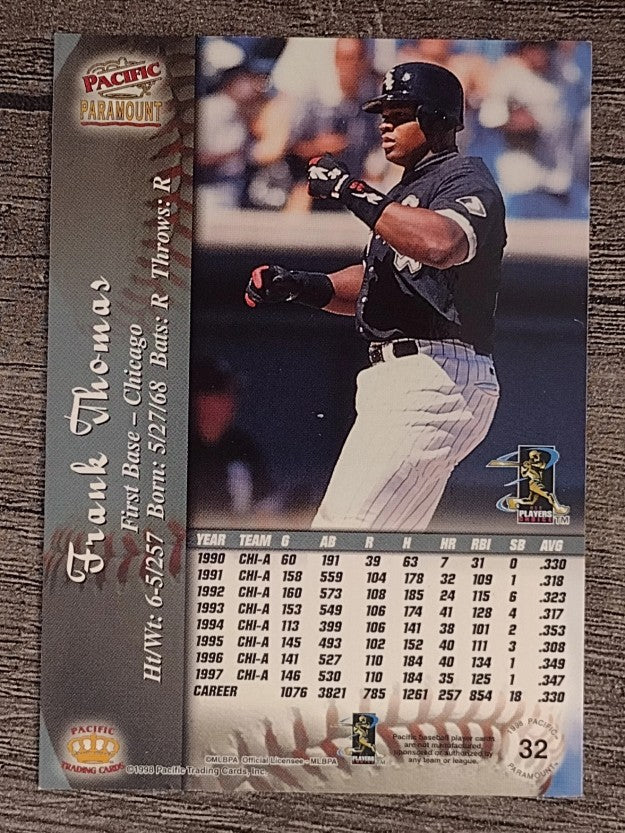 1998 Paramount #32 Frank Thomas