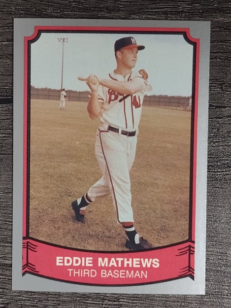 1989 Pacific Legends II #116 Eddie Mathews