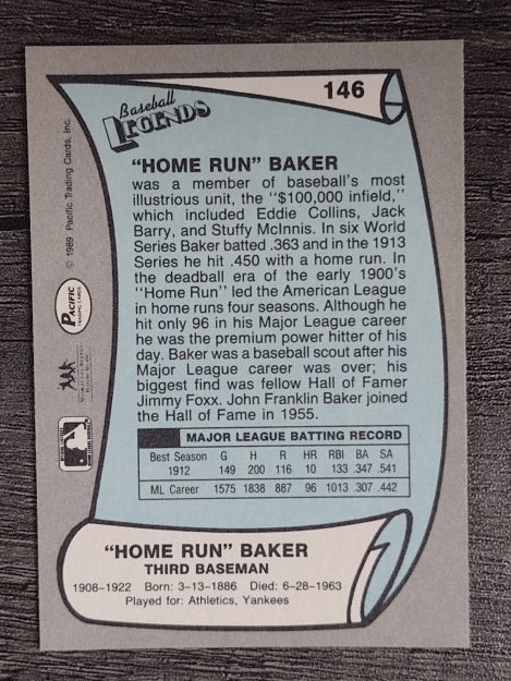 1989 Pacific Legends II #146 Frank Baker