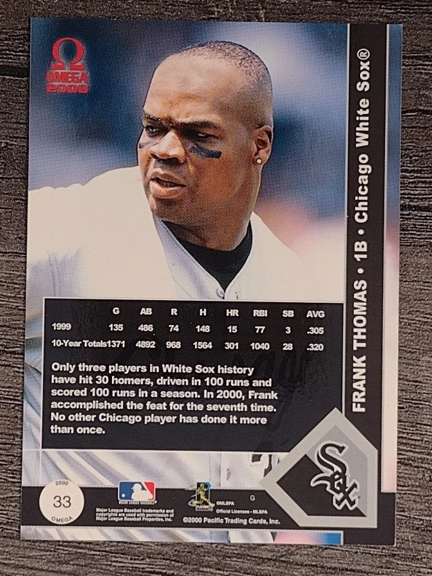 2000 Pacific Omega #33 Frank Thomas