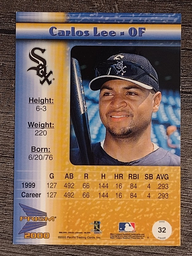 2000 Pacific Prism #32 Carlos Lee