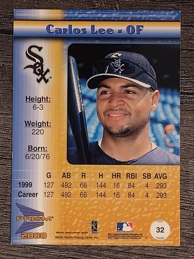 2000 Pacific Prism Drops Silver #32 Carlos Lee