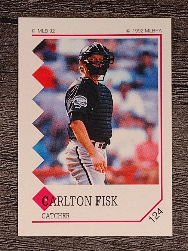 1992 Panini Stickers #124 Carlton Fisk