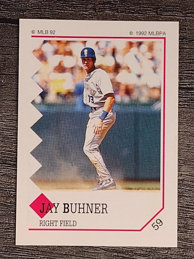 1992 Panini Stickers #59 Jay Buhner