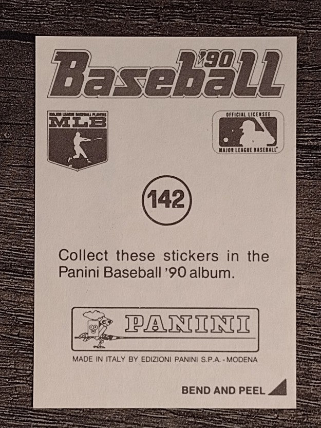 1990 Panini Stickers #142 Jose Canseco