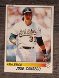 1990 Panini Stickers #142 Jose Canseco