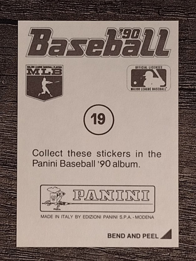 1990 Panini Stickers #19 Wade Boggs