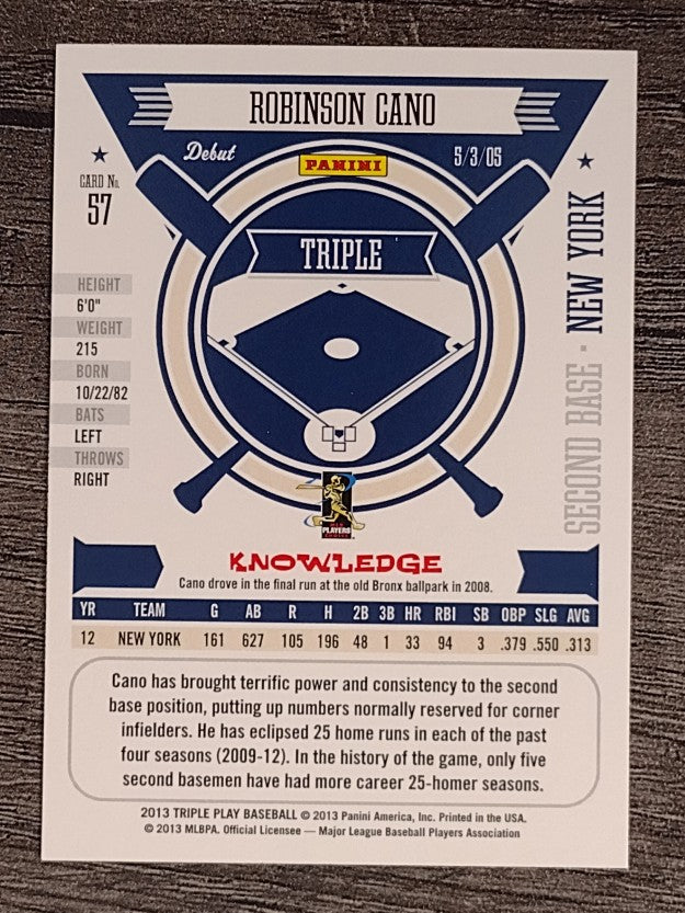 2013 Triple Play #57 Robinson Cano