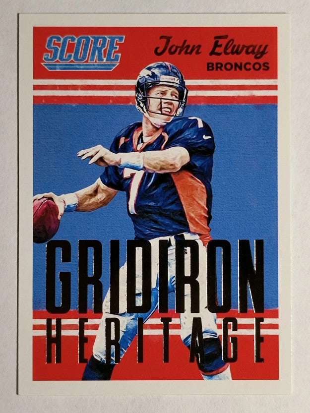 2015 Score Gridiron Heritage #3 John Elway