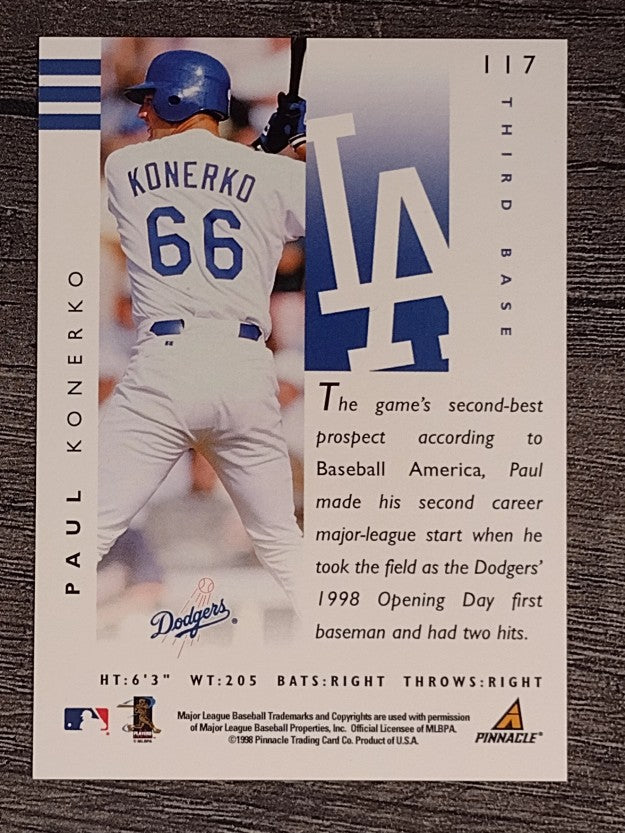 1998 Pinnacle Performers #117 Paul Konerko