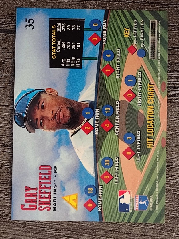 1995 Zenith #35 Gary Sheffield