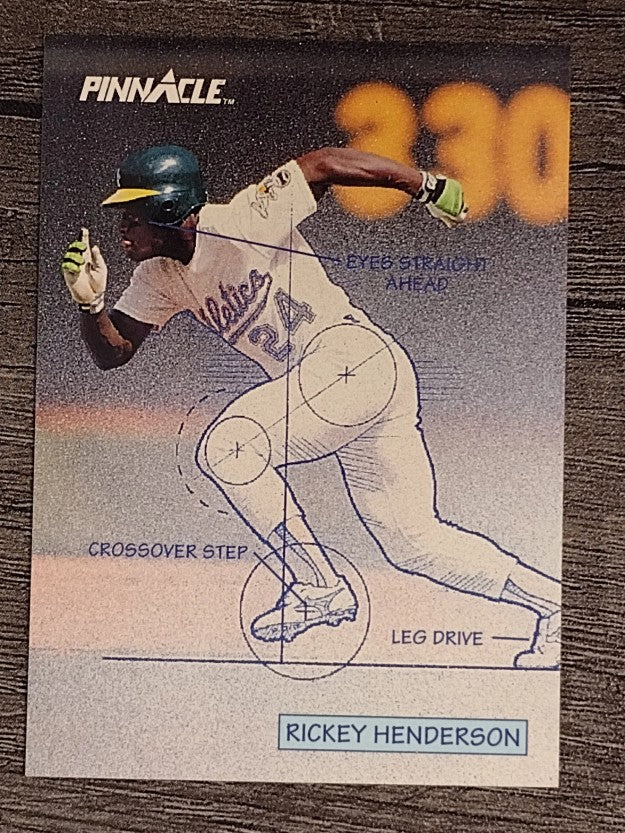 1992 Pinnacle #614 Rickey Henderson TECH