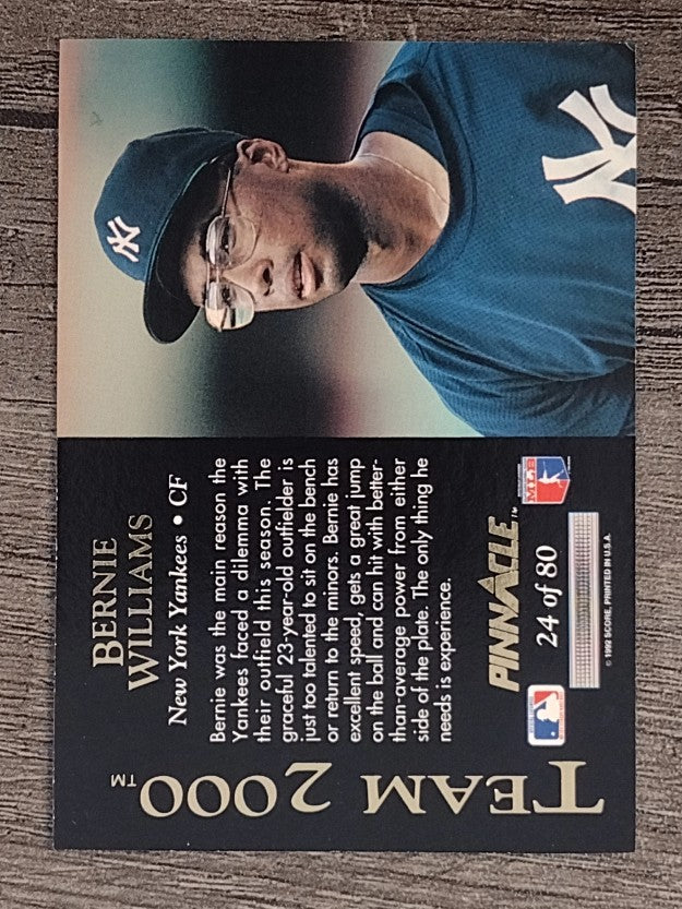 1992 Pinnacle Team 2000 #24 Bernie Williams