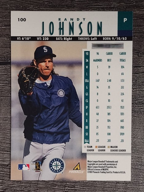 1997 New Pinnacle #100 Randy Johnson
