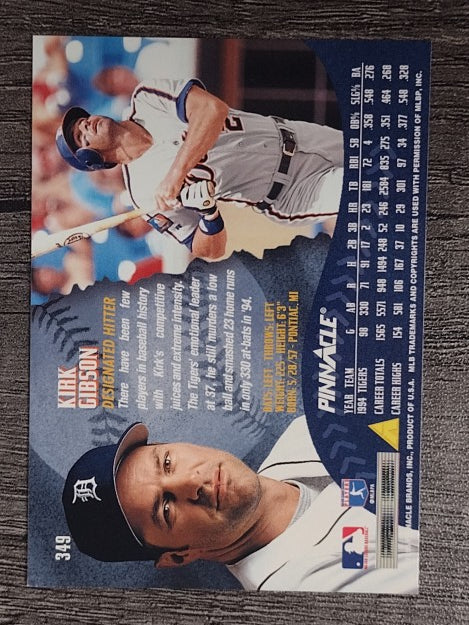1995 Pinnacle #349 Kirk Gibson