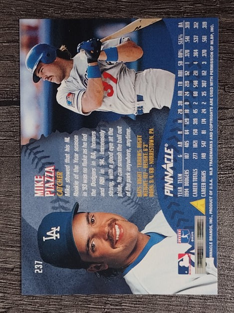 1995 Pinnacle #237 Mike Piazza